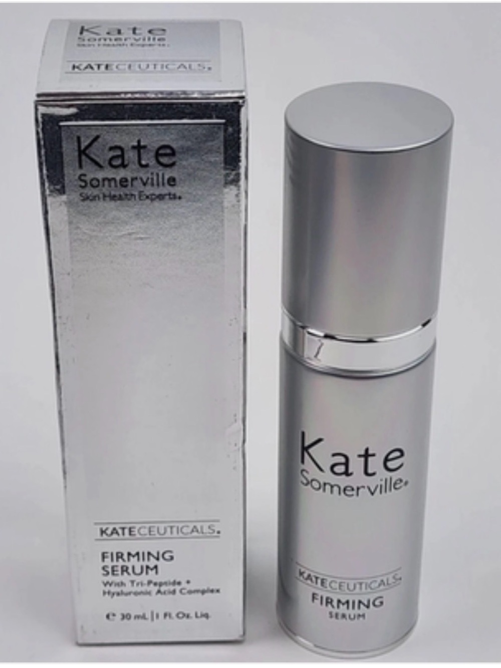 Kate Somerville Silver Firming Serum Bottle and Box